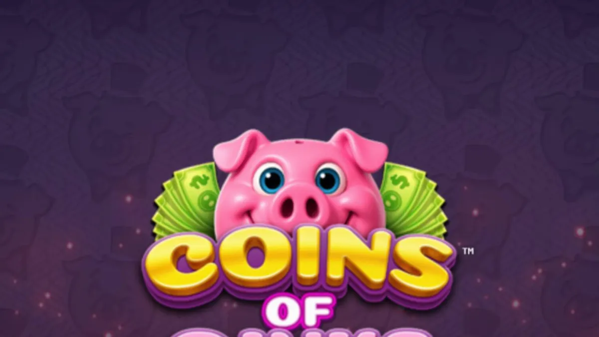 Porcos luxuosos e moedas de ouro no slot Coins of Oinks